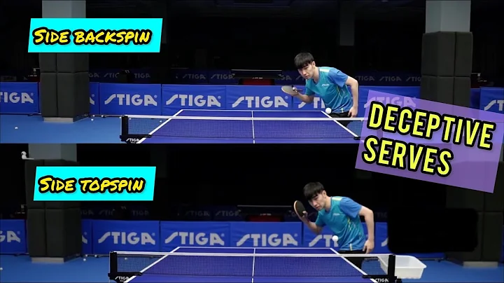 How To Master DECEPTIVE SIDESPIN SERVES - Professionals Explained