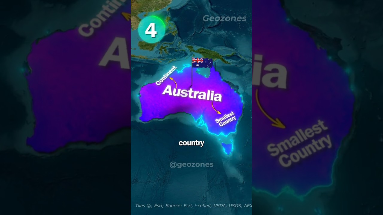 Smallest Countries On Each Continent 