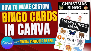 Custom Bingo Cards in Canva! Best Canva Apps To Make Money