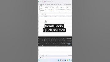 How to Fix Arrow Keys not Working in Excel - Quick Solution | Scroll Lock #excel