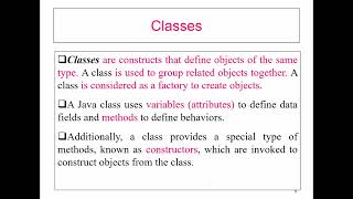 Java 2 - Objects and classes - شرح بالعربي