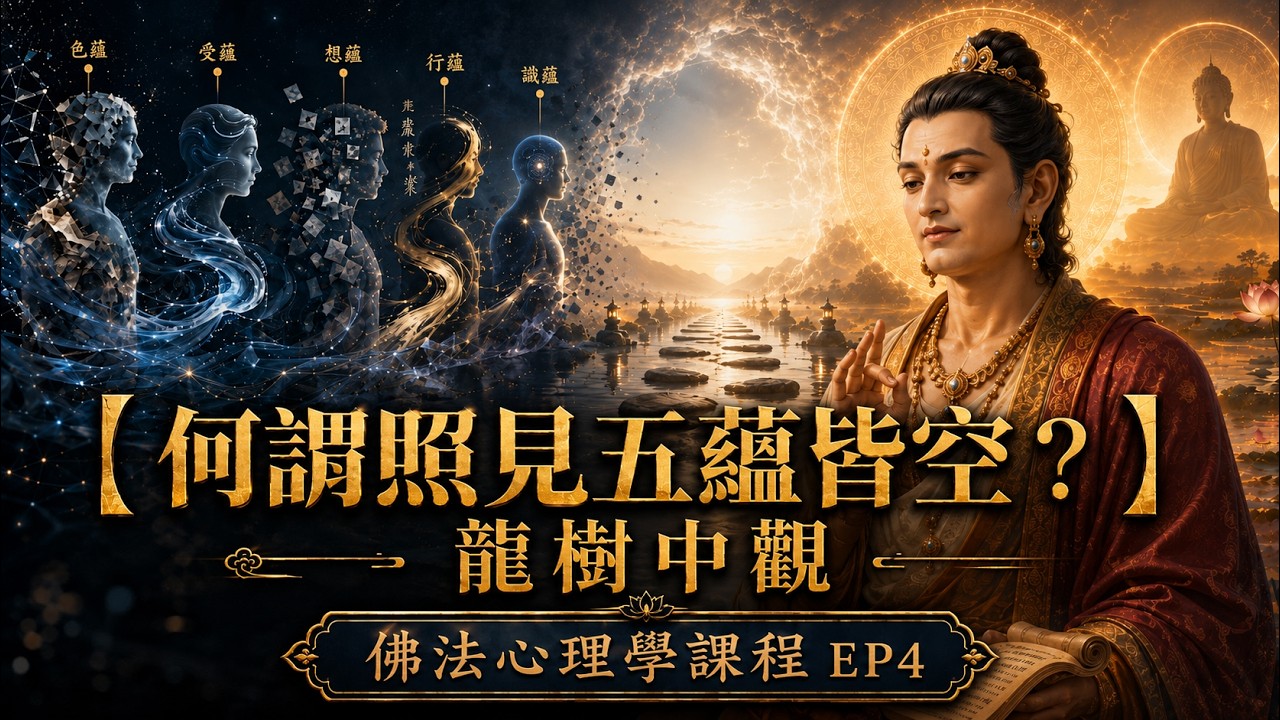【佛法心理學課程】何謂照見五蘊皆空 EP4 - YouTube