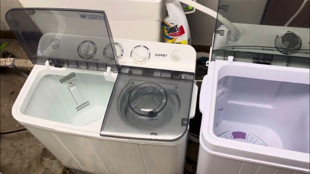 2 Kuppet portable washers spinning! YouTube