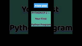 Python series Ep-2 #python3#python#coding#learncoding#shorts#programmer#beginnercoding#development