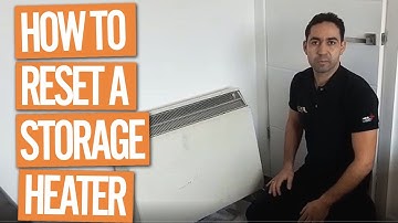 How To Reset An Electric Storage Heater (Dimplex Example)