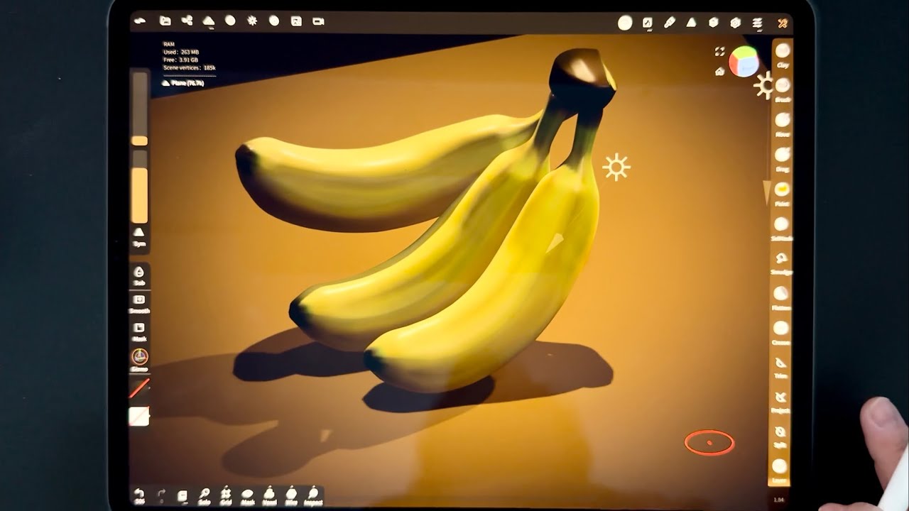 Bananas in Nomad Sculpt #nomadsculpt - YouTube