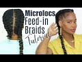 Microlocs Feed-in Braids Tutorial | KendraKenshay