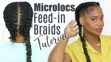 Microlocs Feed-in Braids Tutorial | KendraKenshay