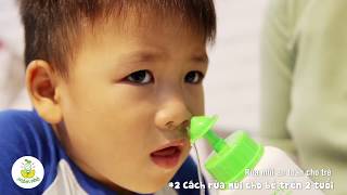 Hướng Dẫn Rửa Mũi Cho Bé Bằng Bình Rửa Mũi Dr.green