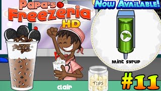 Papa's Freezeria HD Day 39 New Cookies Hallway Hunt Mini Game 