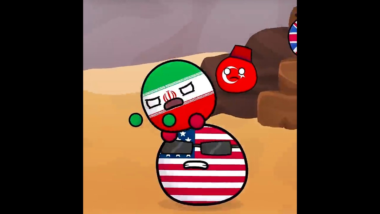 America “kinda” loves Iran #countryballs — Transcript