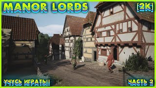 Manor Lords ➤ Часть 2 ➤ Тут НОВИЧЁК ➤ #manorlords #2