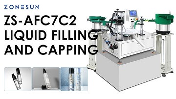 ZONESUN ZS-AFC7C2 Automatic Small Bottle Filling and Capping Machine