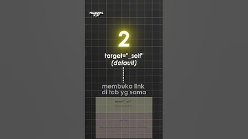 Tips HTML: Mengenal Atribut Target