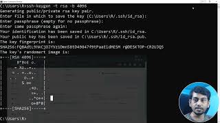 how to access ssh and setup ssh key using built in terminal (hindi)