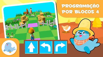 👧 PROGRAMAÇÃO por BLOCOS para crianças 🤖 Episódio 4 ⏩ Virar à direita e à esquerda ⏪