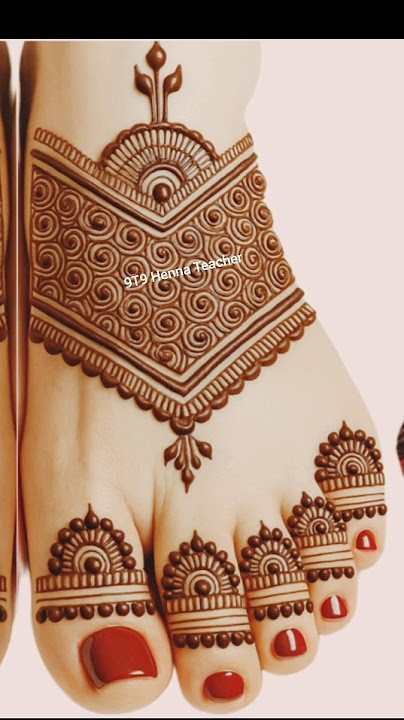 Dulhan ke Pairon Ki Mehandi |Feet Mehndi Design # Shorts #ytshorts  #trending