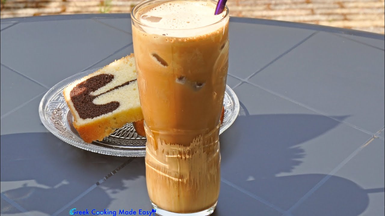 How to make perfect Greek Style Frappé Coffee - Πώς να φτιάξετε τον τέλειο Φραπέ | Greek Cooking Made Easy