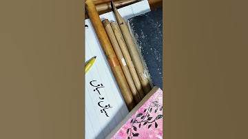 How to write with cut marker 605 #calligraphy #explore #howto #shorts #shortsfeed #shortsviral