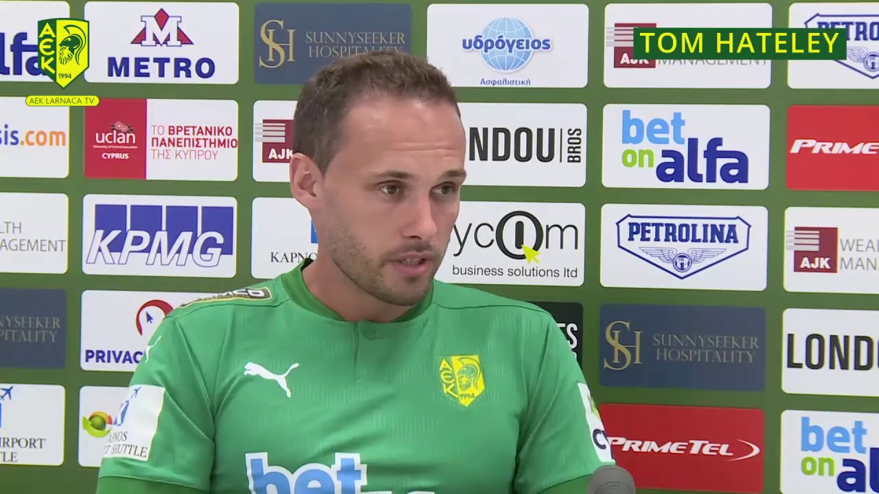 AEK LARNACA TV | Tom Hateley - Welcome Interview
