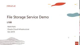 File Storage Level 100 - Part 2: File Storage Service demo