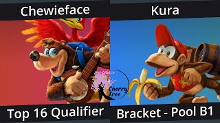 Cherry Tree Pools (Side Stream) - Chewieface (Banjo & Kazooie) vs Kura (Diddy Kong) - Top 16 Qual