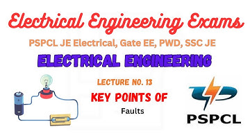 Lecture No. 13 | Faults | Symmetrical & Unsymmetrical Faults | Electrical Engineering Exams