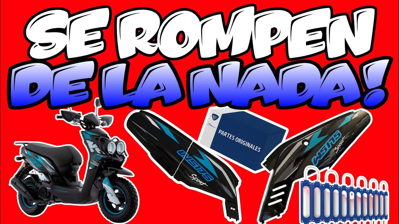 Como reparar los plasticos de la ITALIKA WS SPORT 150/175