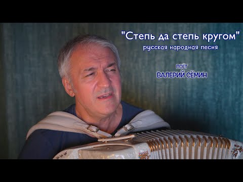 Песня под баян от Валерия Сёмина ❤️ "СТЕПЬ ДА СТЕПЬ КРУГОМ" ❤️ДУШЕВНО И КРАСИВО ❤️