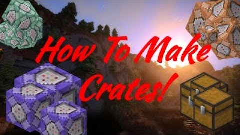 Minecraft Bedrock Commands: How To Make Crates!