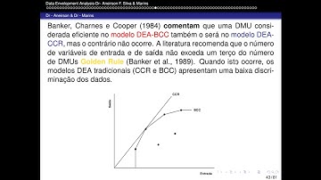 DEA MODELOS MULTIPLICADORES INPUT E OUTPUT CCR & BCC (2022) UMA INTRODUÇÃO AOS CONCEITOS MATEMÁTICOS