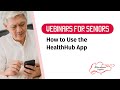 How to use the healthhub app