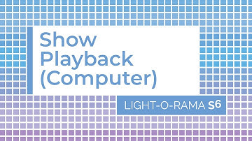 Light-O-Rama S6 Control Panel: Show Playback (Computer Show) - Luminous Harmony "How To"