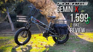 FUCARE GEMINI X E-Bike Unboxing/Review/Range Test (28MPH)(40miles)