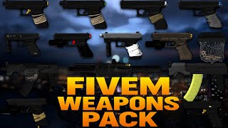 FiveM Realistic Weapon Pack V1 Showcase [$20] | Glocks, Dracos, ARPs | Digital Scoom
