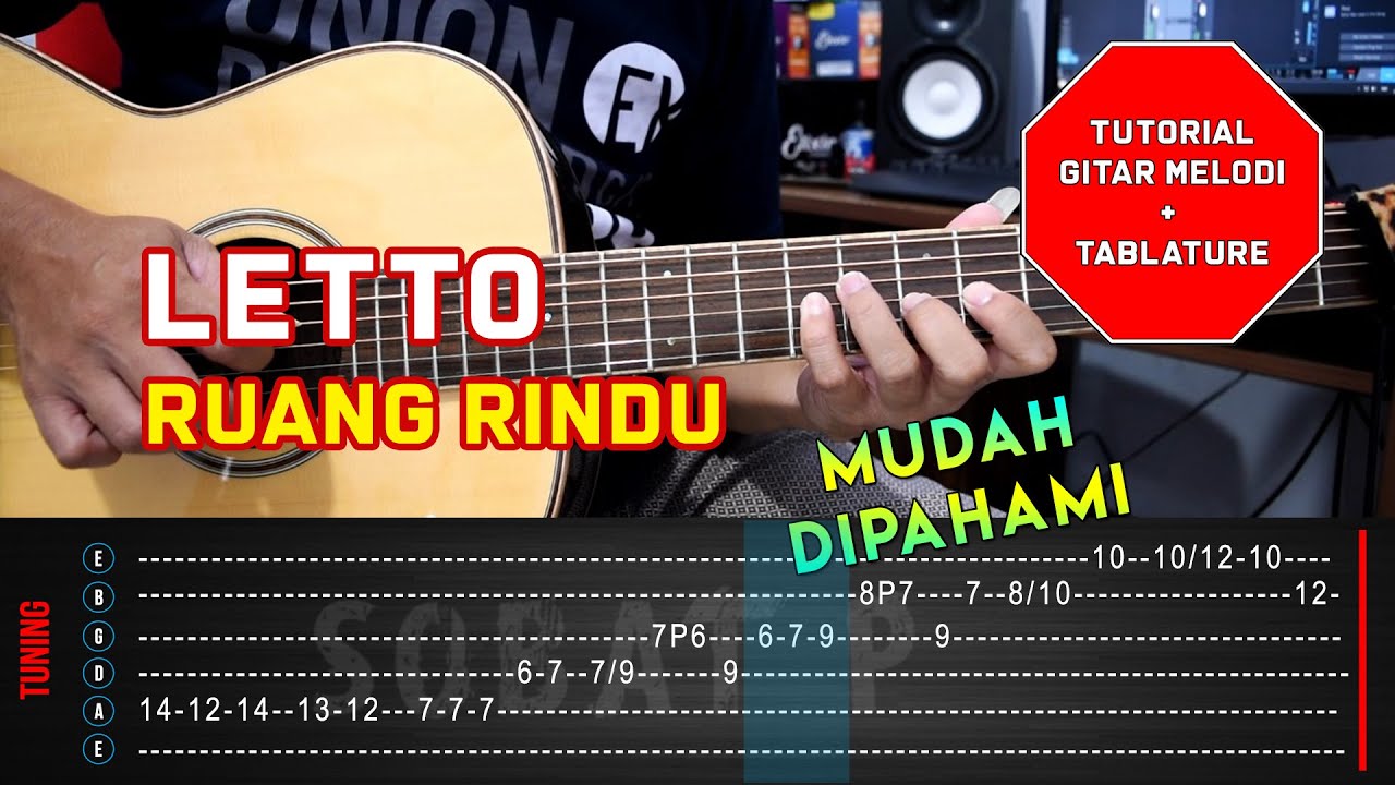 Ruang Rindu Note Tutorial Melodi Letto - Ruang Rindu + Tab Mudah Diikuti Buat Pemula By ...