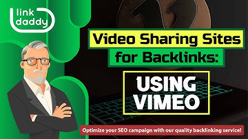 Video Sharing Sites for Backlinks - Using Vimeo