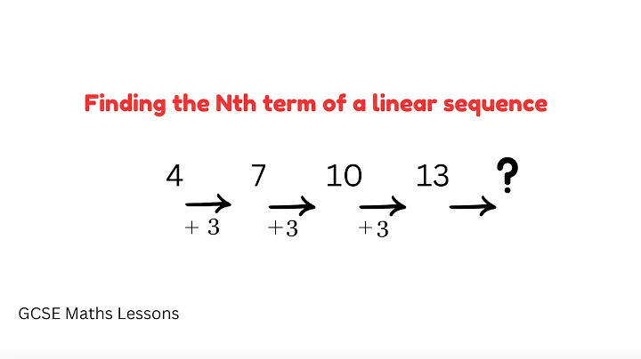 Finding the Nth term of linear sequences