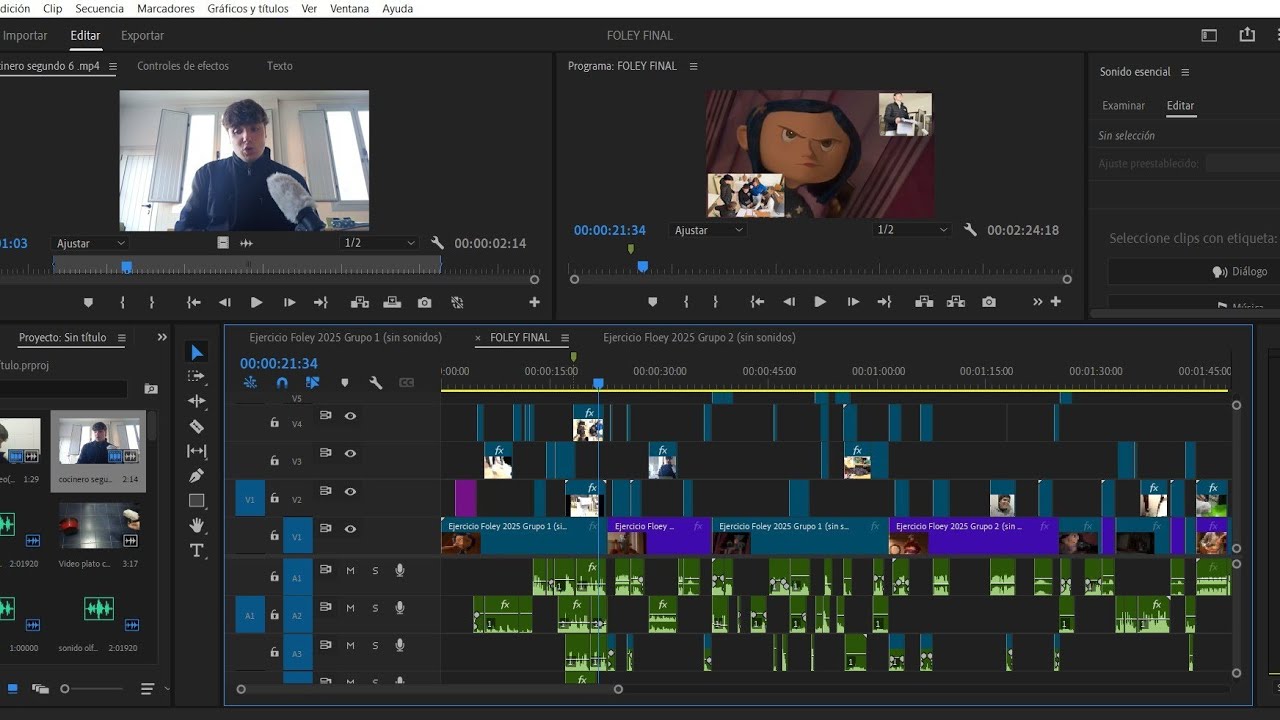 Ejercicio de Foley (1° de Bachillerato)