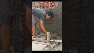 Cara Plester Lempar, Di Dinding