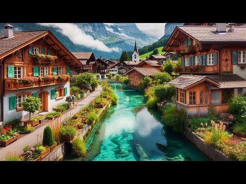 Germany | swiss | Rain Walking Tour 4K