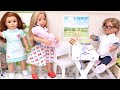Baby doll check up visit at the doctor! Play Doll story for kids