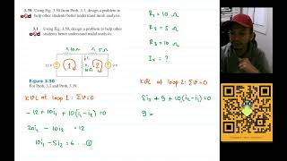 Problem 3.39 Fundamental of Electric Circuits (Alexander/Sadiku) 5th Ed - Planar Circuit