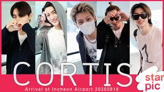 코르티스 '데뷔 1주년 Happy Birthday!' [STARPIC] CORTIS Arrival at Incheon Airport 20260818