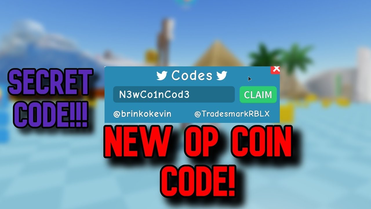 New Secret Op Coin Code Roblox Unboxing Simulator Youtube