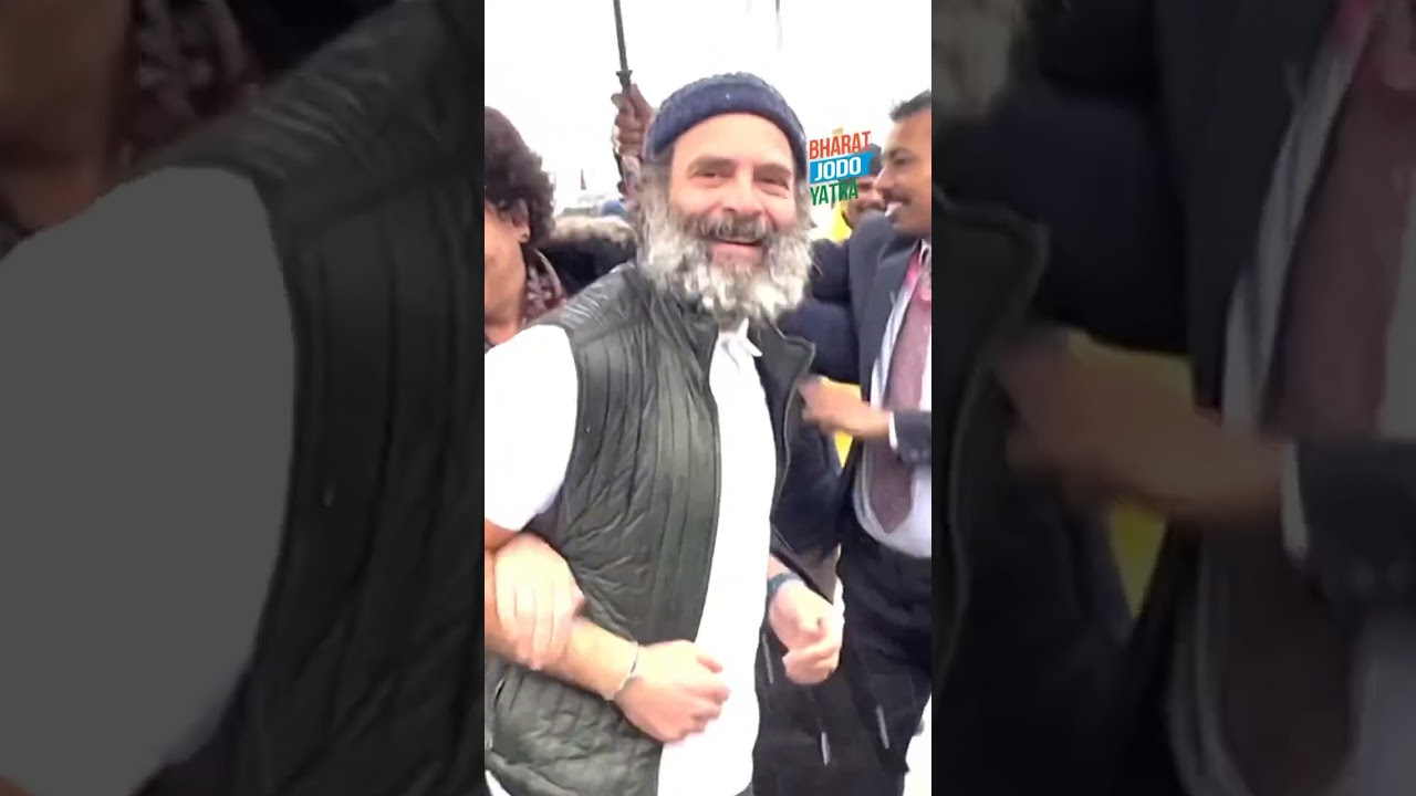 Rahul Gandhi And Priyanka Gandhi Enjoying With Snow at Srinagar Kashmir ||Brother Sister Love ❣️