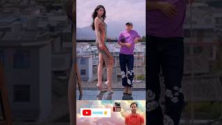 😍 When Beauty Meets Simplicity,Unexpected Duo! #shorts #model #fashion #streetstyle #surprise