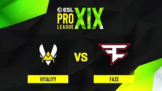 Vitality проти FaZe | Мапа 1 Nuke | ESL Pro League Season 19