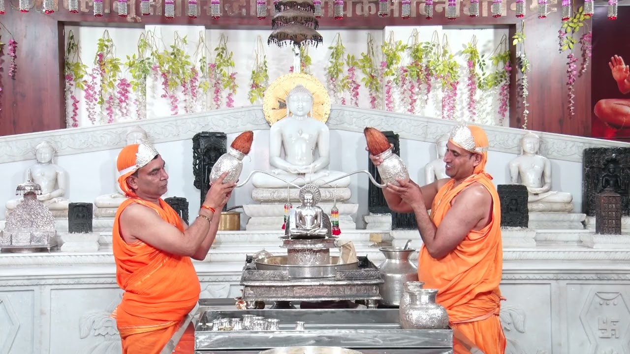 26-02-2026 Abhishek, Shantidhara, Gunodaya Tirth, Gulgaon, Kekri, जिन अभिषेक शांतिधारा, गुणोदय तीर्थ