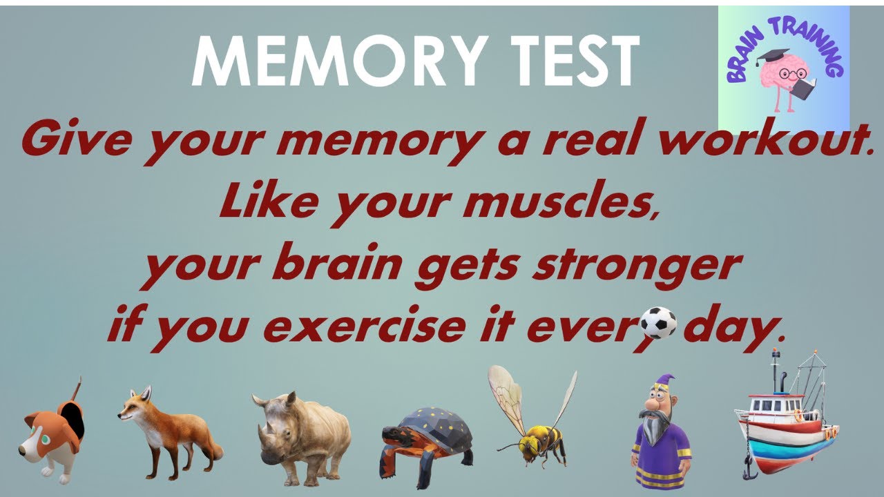 Memory Test Pass Can You Pass This Memory Test? - YouTube